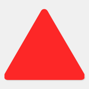 Sticker Triangulaire Rouge