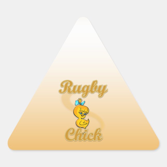 Sticker Triangulaire Rugby à XV (Devant)