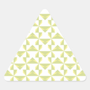 Sticker Triangulaire Sage Pinwheels