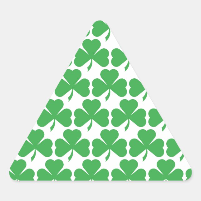 STICKER TRIANGULAIRE SHAMROCKS ! (Devant)