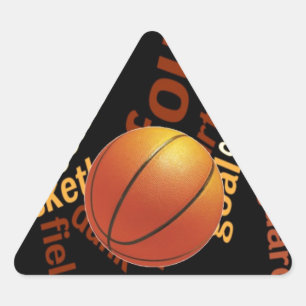 Sticker Triangulaire Slam Dunk de Vocabulaire : Basketball Jeu des Cham