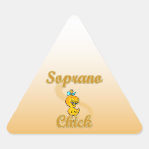 Sticker Triangulaire Soprano Chick