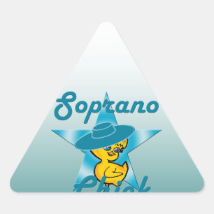 Sticker Triangulaire Soprano Chick #7