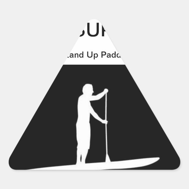 Sticker Triangulaire stand up paddle (Devant)