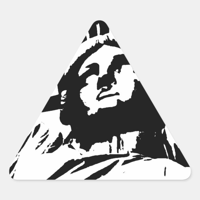 Sticker Triangulaire Statue de la Liberté (Devant)
