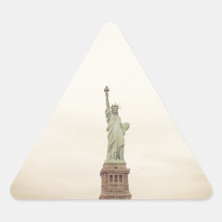 Sticker Triangulaire Statue de la Liberté