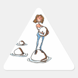 Sticker Triangulaire Stepping