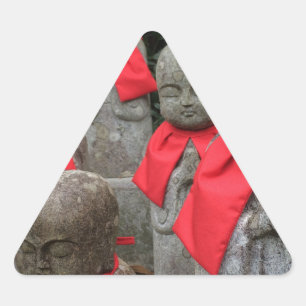 Sticker Triangulaire Style Japonais Guardian Deity Of Children Japon