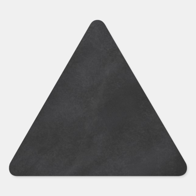 Sticker Triangulaire Texture du tableau noir rétro (Devant)