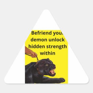 Sticker Triangulaire Tickers Wild Demon