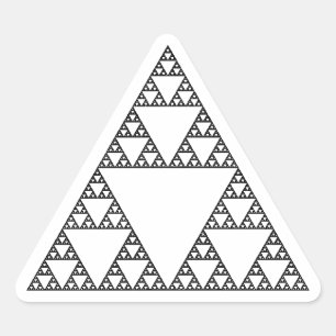 Sticker Triangulaire Triangle Sierpinski