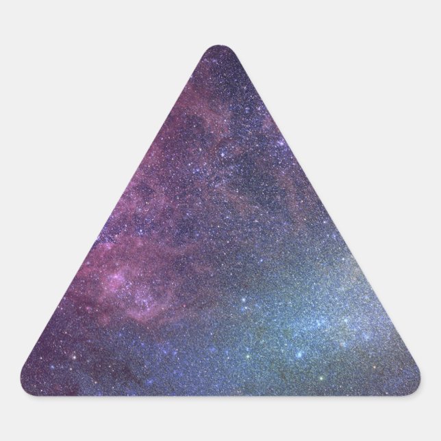 Sticker Triangulaire Triangle spatial (Stickers) (Devant)