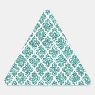 Sticker Triangulaire Turquoise