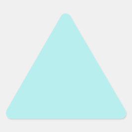 Sticker Triangulaire Turquoise clair