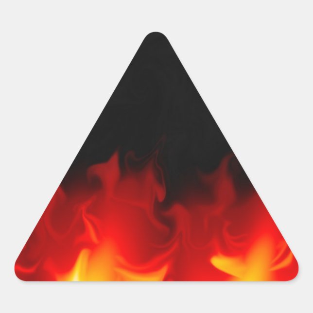 Sticker Triangulaire Venin from Hell in fire (Devant)