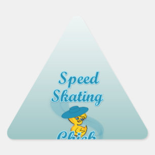 Sticker Triangulaire Vitesse Patinage de vitesse #3