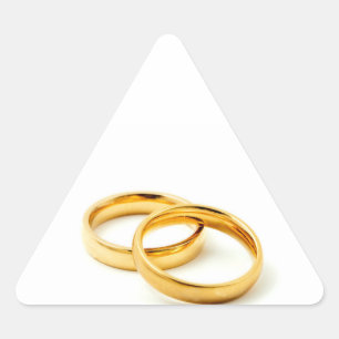 Sticker Triangulaire Wedding