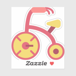 Sticker tricycle
