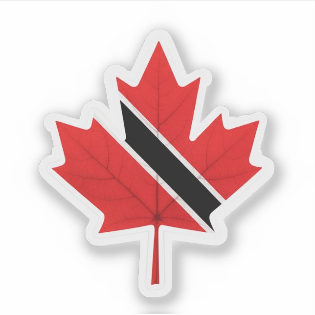 Sticker Trinidadien-canadien (Devant)