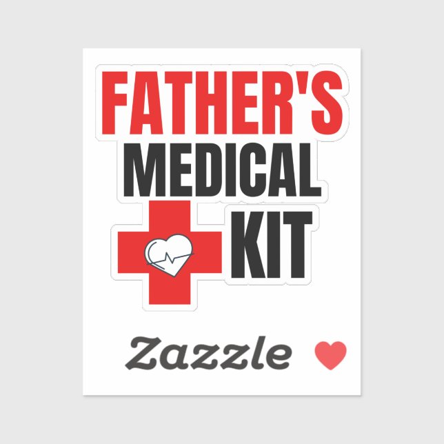 Sticker Trousse médicale père (Feuille)