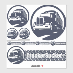 Sticker TruckerSucker - Vous avez coupé la feuille d'autoc