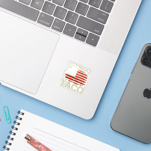 Sticker Trump abandonne toujours Let's Go Taco