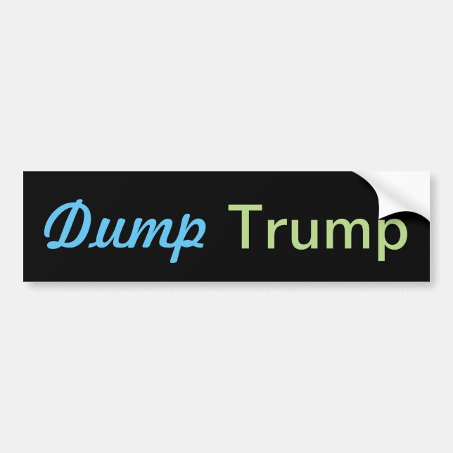 Sticker Trump Bumper (Devant)