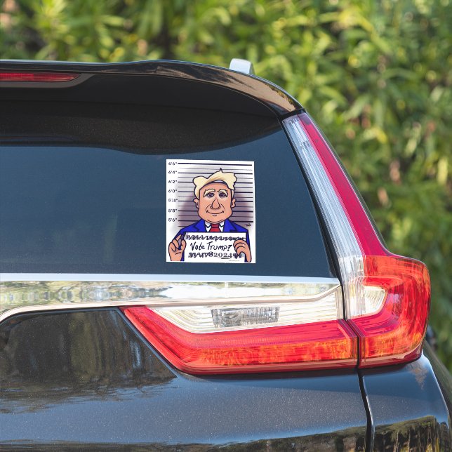 Sticker Trump Custom Cut (Côté voiture)
