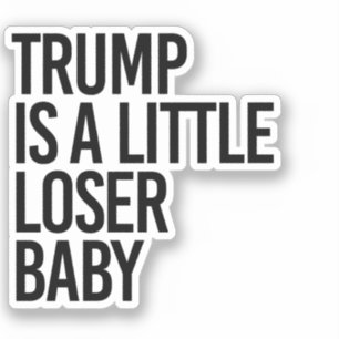 Sticker Trump est un petit bébé perdu