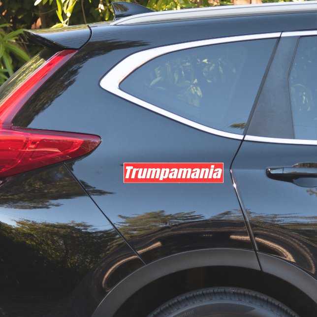 Sticker Trumpamania Trump Election 2024 (Coté voiture)