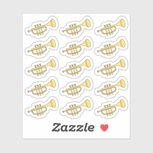 Sticker Trumpet Music Leçon Enseignant Bujo Planner