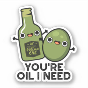 Sticker Tu es Huile, j'ai besoin d'un amusant pistolet à h