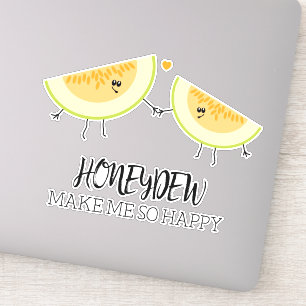Sticker Tu Me Rends Joyeux Mélons De L'Anniversaire Maria