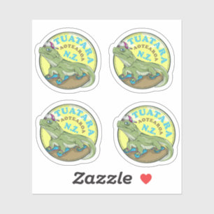 Sticker Tuatara Nouvelle-Zélande Aotearoa