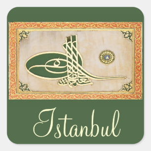 Sticker tughra sultan ottoman