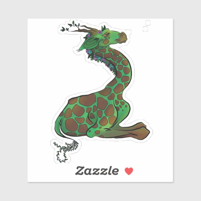 Sticker Twig la girafe (Feuille)