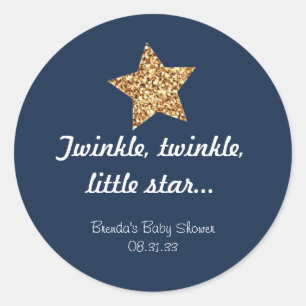 Sticker Twinkle Gold Star