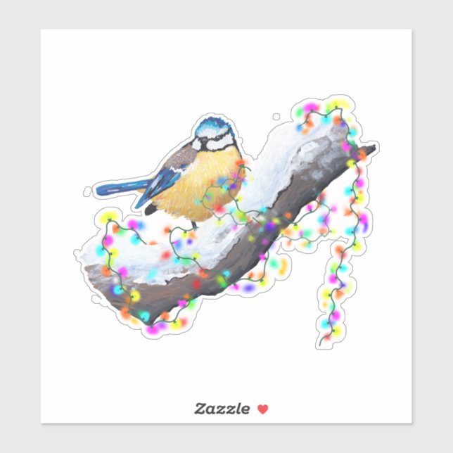 Sticker Twinkle Twinkle Little Tit (Feuille)