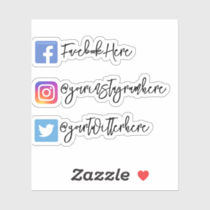 Sticker Twitter Facebook Instagram Script