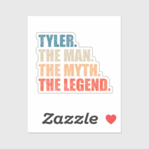 Sticker Tyler l'homme le mythe la légende