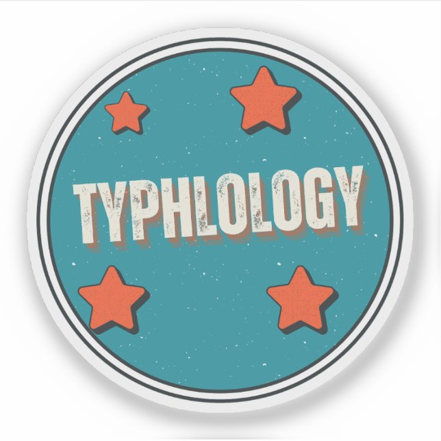 Sticker Typhlologie (Devant)