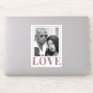 Sticker Typographie de l'amour tribal Photographie personn