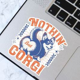 Sticker Typographie et graphisme vintages "Rien que de la