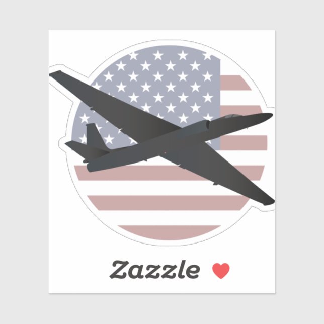 Sticker U-2 Dragon Lady Reconnaissance Aircraft (Feuille)