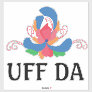 Sticker UFF DA peinture moderne