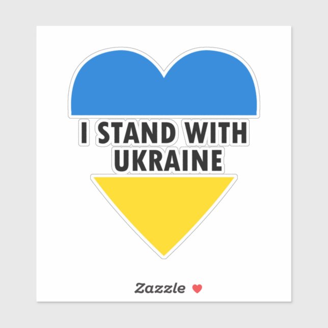 STICKER UKRAINE (Feuille)