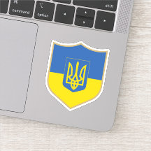 Ukraine Drapeau Emblem Voyage patriotique