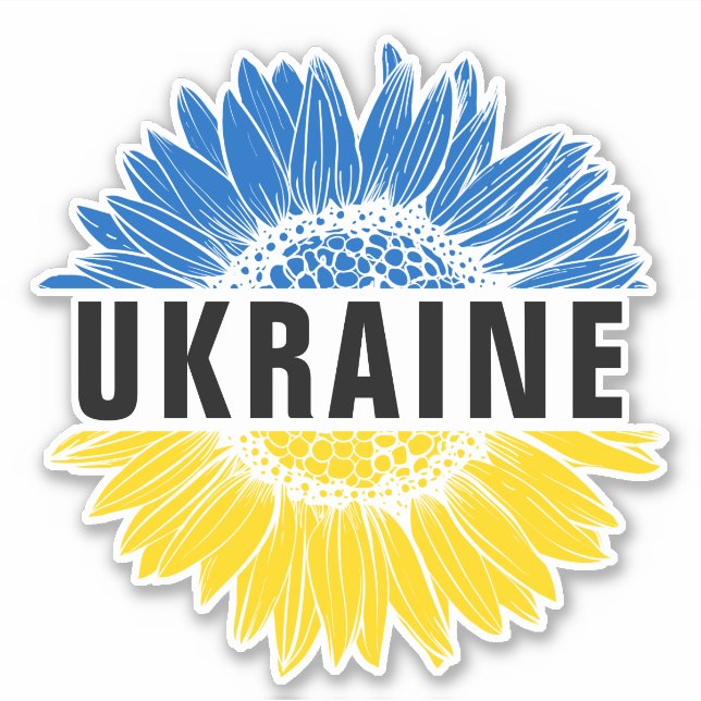 Sticker Ukraine TournUkraine Soutien ukrainien Solidarité (Devant)