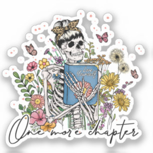 Sticker Un autre chapitre Squelette floral