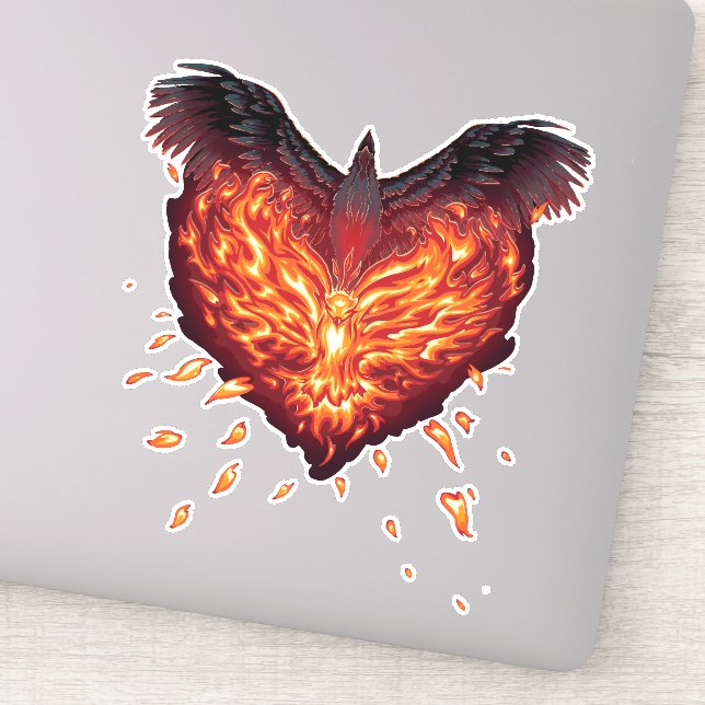 Sticker Un coeur renaît (Détail)